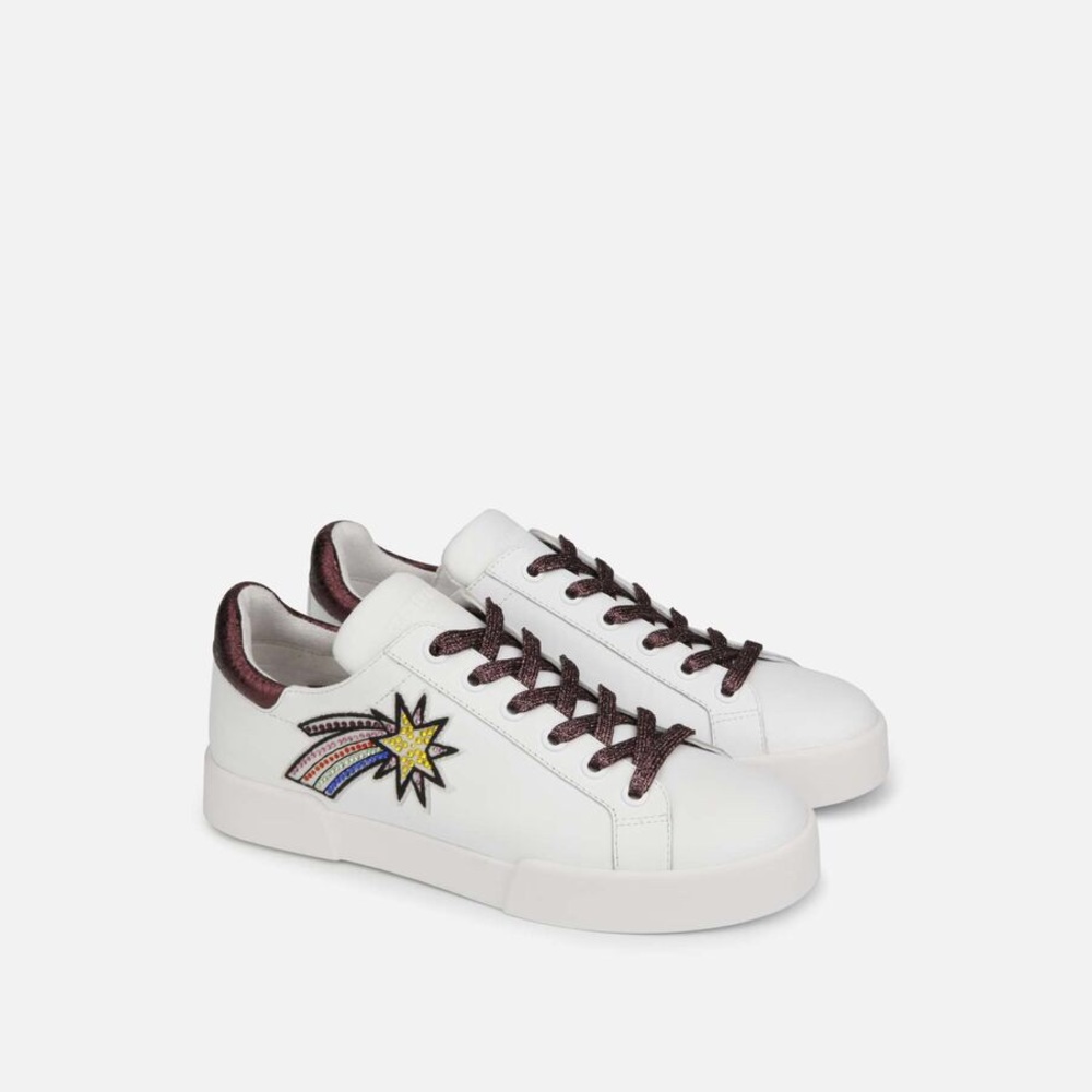 Leather Tyler Sequin Space Sneakers | Kenneth Cole
